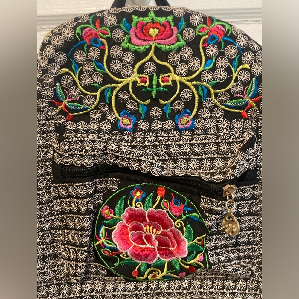 Boho Backpack Euc - image 3